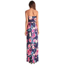 Women Fashion Boho Maxi Dress - Multicolor