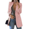 Women Fashion Long Sleeves Blazers Top - Pink