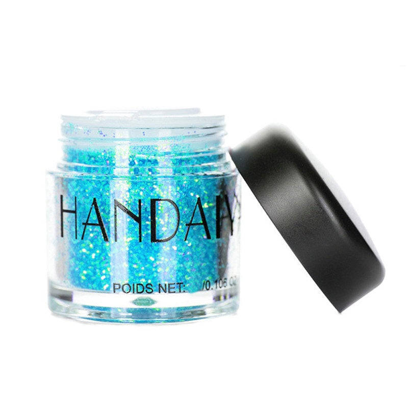 Women Glitter Sequin Shiny Eyeshadow - Light Blue