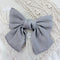 Women Hairgrips Bow Knot Accessories - Light Gray