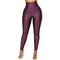 Women High Waist Stretchy Leggings - Purple