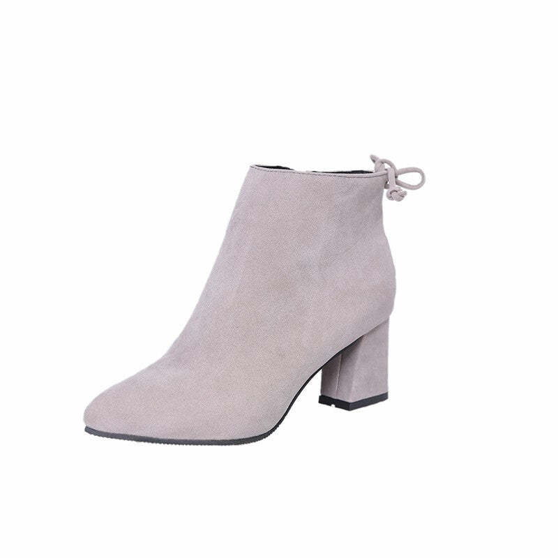 Women Martin Boot - Gray