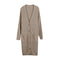 Women Modern Long Cardigan - Coffee