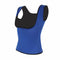 Women Neoprene Sauna Waist Trainer Vest - Blue