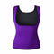 Women Neoprene Sauna Waist Trainer Vest - Purple