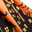 Women Short Sleeve Halloween Dress - Orange