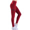 Women Sports High Waist Yoga Fitness Leggings - Red