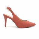 Women Stiletto Mid Heels - Old Pink