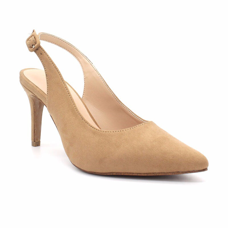 Women Stiletto Mid Heels - Sand