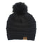 Women Tailored Casual Knitted Beanies - Black