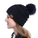 Women Tailored Casual Knitted Beanies - Black