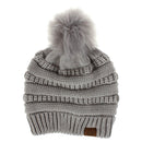 Women Tailored Casual Knitted Beanies - Gray