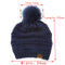 Women Tailored Casual Knitted Beanies - Navy Blue