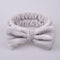 Women Velvet Solid Bow Knot Headband - Gray