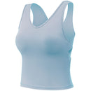 Women's Sports Bra Yoga Crop Top - Blue