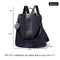 Women's Waterproof Anti Theft Backpack - Black