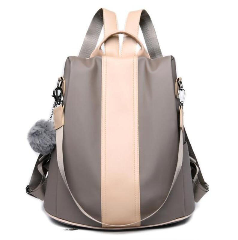 Women's Waterproof Anti Theft Backpack - Grey