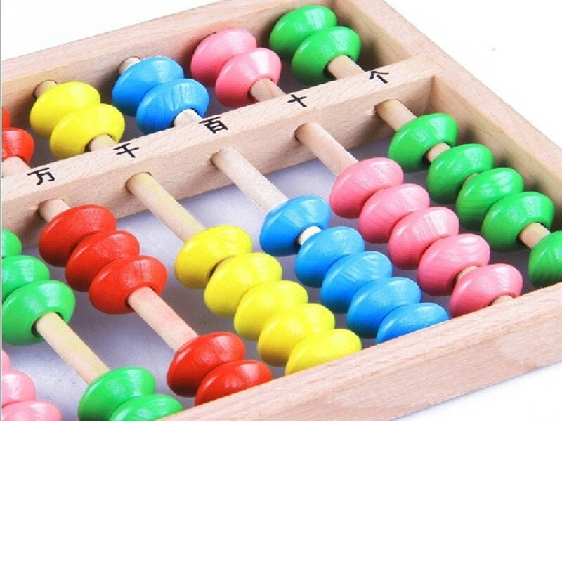 Wooden Learning Abacus Toy - Wood