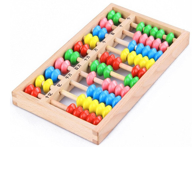 Wooden Learning Abacus Toy - Wood