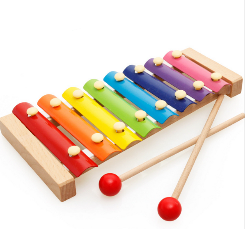 Wooden Pianist Instrument - Rainbow