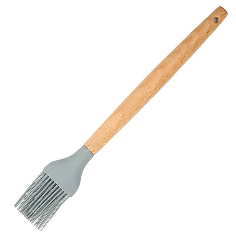 Wooden Premium kitchenware Silicone Brush - Blue