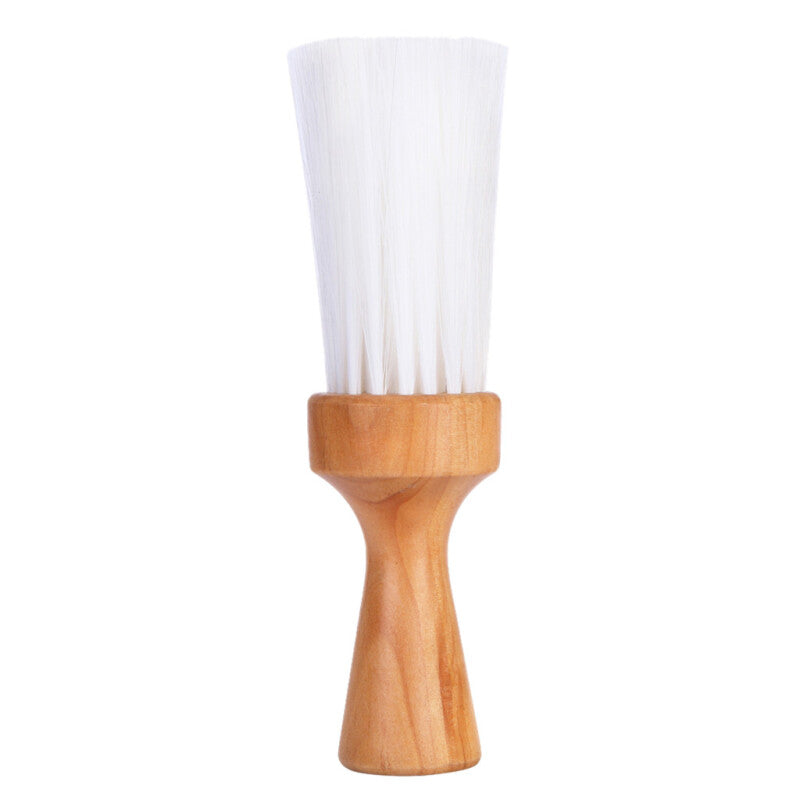 Wooden Shaving Bear Brush - White