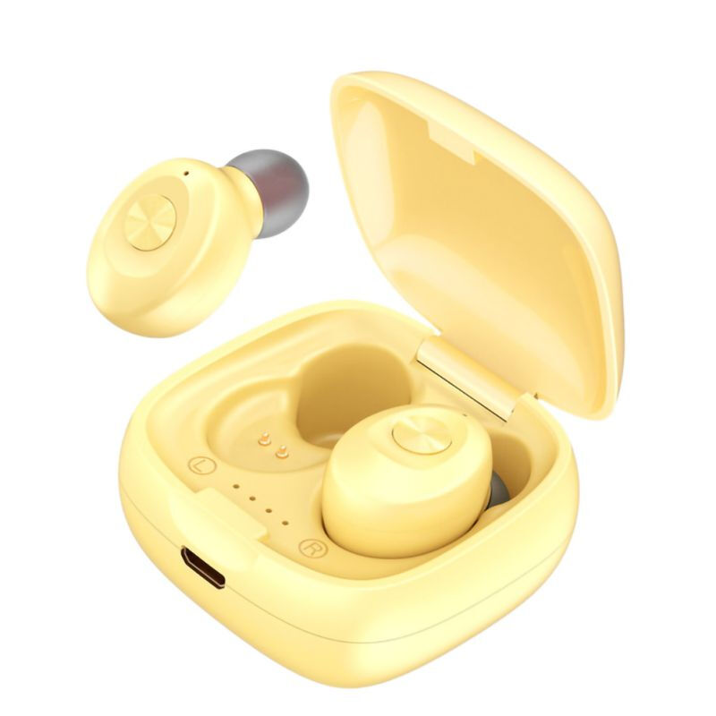 XG12 Tws Mini Premium Bluetooth Earphones - Yellow