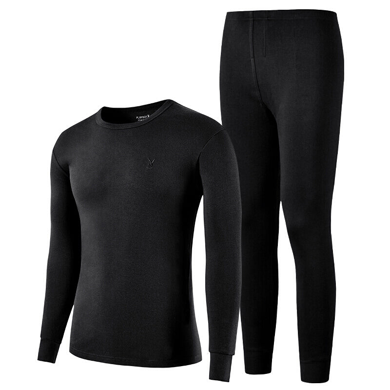 XL Premium Men's Thermal Underwear - Black