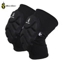 2Pcs Wolfbike Breathable Elastic Knee Pads Football Basketball Sports Leg Sleeve Kneepad Protector