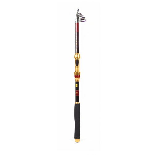 Portable Carbon Hard Fishing Rod Superhard Telescopic Fishing Rod Spinning Sea Rod 2.1M～3.6M