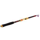 Portable Carbon Hard Fishing Rod Superhard Telescopic Fishing Rod Spinning Sea Rod 2.1M～3.6M