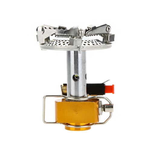 Portable Foldable Stainless Steel Electronic Ignition Outdoor Stove Mini Gas Burner Stove for Camping Picnic