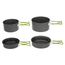 Portable Outdoor Tableware Camping Cookware 2-3 People Multifunctional Portable Cooking Set for Outdoor Stove