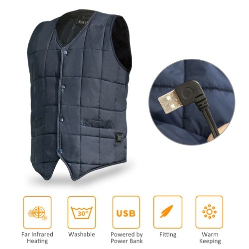 Winter Warm Far Infrared Heating Vest Women Men