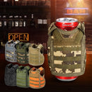 Tactical Beer Vest Military Molle Mini Miniature Beverage Bottle Can Cooler Holder Sleeve