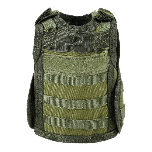 Tactical Beer Vest Military Molle Mini Miniature Beverage Bottle Can Cooler Holder Sleeve