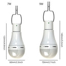 Portable LED Solar Powered Camping Light Bulb Remote Controlled Waterproof Outdoor Hanging Tent Lantern