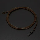 1M 30LB Fishing Leader Line Nylon Leader Line with Ring Swivel Quick Swivel Carp Fishing Accessory