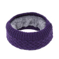 Winter Ribbed Knitted Circle Loop Ring Scarf