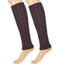 Winter Women Knitted Crochet Thigh Leg Warmer Cover