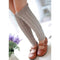 Winter Women Knitted Crochet Thigh Leg Warmer Cover