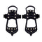 Anti Slip 11 Teeth Stainless Steel Silicone Crampons