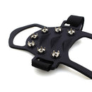 Anti Slip 11 Teeth Stainless Steel Silicone Crampons