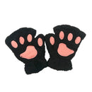 Women Super Lovely Bear Plush Cat Paw Claw Glove