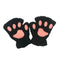 Women Super Lovely Bear Plush Cat Paw Claw Glove