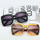 Fashion Women Square Frame Sunglasses UV400 Protection Lens Double Colors Sun Glasses Female Eyewear Shades