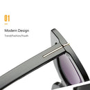 Fashion Women Square Frame Sunglasses UV400 Protection Lens Double Colors Sun Glasses Female Eyewear Shades