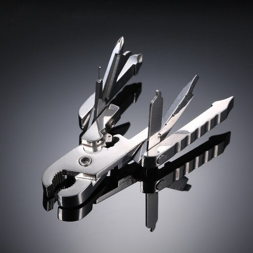 Multi-function Outdoor Tool Clamp Mini-pliers Portable Folding Equipment Pocket Camping Gear Kits