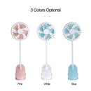 Portable USB Rechargeable Clip-on Fan