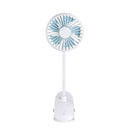 Portable USB Rechargeable Clip-on Fan